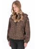 Schmuddelwedda Women Jacket in dark beige black leo