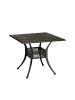 relaxdays Gartentisch in Schwarz/ Bronze- (B)90 x (H)75 x (T)90 cm