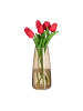 relaxdays Vase in Braun - (H)21,5 x Ø10 cm