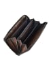 Greenburry Destressed Geldbörse RFID Schutz Leder 19 cm in teak brown
