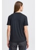 North Bend T-Shirt NBTaga W S/S Tee 241925MMM sportliches T-Shirt mit reflektierendem Logoprint in Schwarz