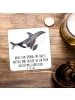 Mr. & Mrs. Panda Untersetzer Orca mit Spruch in Weiß