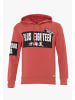 PLUS EIGHTEEN Herren Kapuzenpullover in Ziegelrot