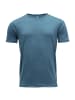 DEVOLD M EIKAMERINO 150 TEE in Blau
