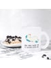 Mr. & Mrs. Panda Tee Tasse Einhorn Schnuller mit Spruch in Transparent