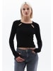 OXXO Rundhalspullover BLACK