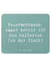 Mr. & Mrs. Panda Mousepad Spruch Feuerwehrmann Held mit Spruch in Meeresbrise