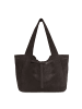 Les Visionnaires Garbriella Shopper Tasche Leder 40 cm in dark brown