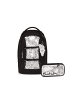 Satch Schulrucksack-Set PACK "Artist " 2-tlg. in Schwarz