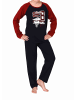 NORMANN langarm Schlafanzug Pyjama Basketball - 77463 in navy