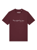 wat? Apparel T-Shirt So einfach ist das in Weinrot