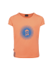 Trollkids Funktionsshirt Logo in coral haze/cornflower
