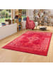 Pergamon Designer Kurzflor Teppich Moderne Muster in Rot