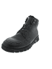 WALDLÄUFER H-Lino Schnürstiefelette Schwarz