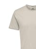 Only&Sons Langes Rundhals T-Shirt Einfarbiges Kurzarm Basic Shirt ONSBENNE in Beige-2