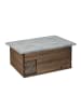 relaxdays Igelhaus in Braun - (B)46 x (H)21 x (T)34 cm