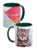 United Labels Katzen Tasse - Motivation ist ausverkauft! Katze 320 ml in Mehrfarbig