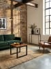 KADIMA DESIGN Beistelltisch | Sheesham/Metall, 45x40x45cm, Industrial