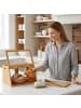 relaxdays Brotkasten in Natur - (B)26 x (H)23 x (T)39 cm