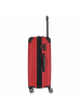 travelite City - 4-Rollen-Trolley erw. M 68 cm (rot) in rot