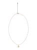 myMo Women Chain Necklace in Gold Lilac