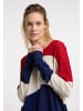 DreiMaster Maritim Damen Strickpullover in Rot Mehrfarbig