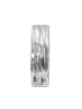 SilberDream Ohrringe Silber 925 Sterling Silber, cut, matt Vertical Creolen