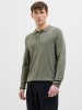 Jack & Jones Gestricktes Polo in Vetiver