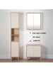 Phoenix Group AG  Badschrank MORENA mit 4 Türen und 2 offenen Fächern, Cashmere/Eiche