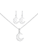 Alexander York Schmuckset MOON in 925 Sterling Silber, 4-tlg.