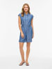 Vila Playsuit in Medium Blue Denim