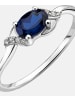 Diamant L'éternel Ring aus 375 Weißgold mit Diamant mit Saphir
