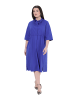 Ulla Popken Midikleid in blauviolett