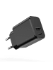Setty Setty Ladegerät 1x USB + USB-C 3A 20W schwarz