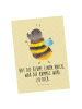 Mr. & Mrs. Panda Wanddeko Hummel flauschig mit Spruch in Gelb Pastell