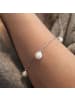 Ailoria MAIKO armband silber/weiße perle in weiß