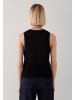 MAVI Kurzarmbluse Tricot in Black