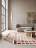 KADIMA DESIGN Teppich Wolle für Fußbodenheizung HAMPS modern Wohnzimmer in Rosa