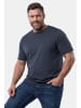 Men Plus Kurzarm T-Shirt in navy blau