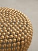 KADIMA DESIGN Beistelltisch BIFERNO: Orientalisches Design, goldfarbenes Aluminium in Gold