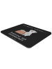 Mr. & Mrs. Panda Mousepad Bestatter Leidenschaft mit Spruch in Schwarz
