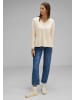 Street One V-Kragen Pullover für Damen in beige