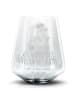 Mr. & Mrs. Panda Glas Vogelhaus Home mit Spruch in Transparent
