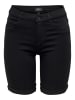 ONLY Denim Jeans Shorts Kurze Bermuda Hose ONLRAIN in Schwarz