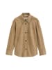 Marc O'Polo Leder-Overshirt regular in Earthy Taupe
