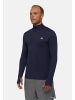 DANISH ENDURANCE Langarmshirt Half Zip in marineblau