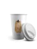 Mr. & Mrs. Panda To Go Becher Hamster Hut ohne Spruch in Weiß