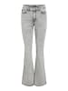 Vila Flared Jeans in Light Grey Denim