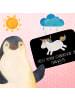 Mr. & Mrs. Panda Badezimmermatte Einhorn Happy mit Spruch in Schwarz