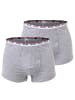 Moschino Boxershort 2er Pack in Grau meliert